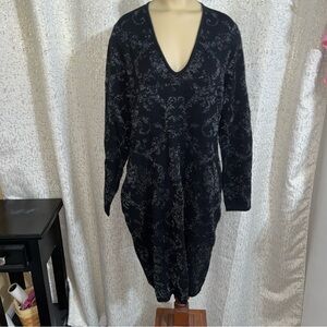 Torrid Black Mini Jacquard Bodycon Sweater Dress, NWT 1X, 14-16